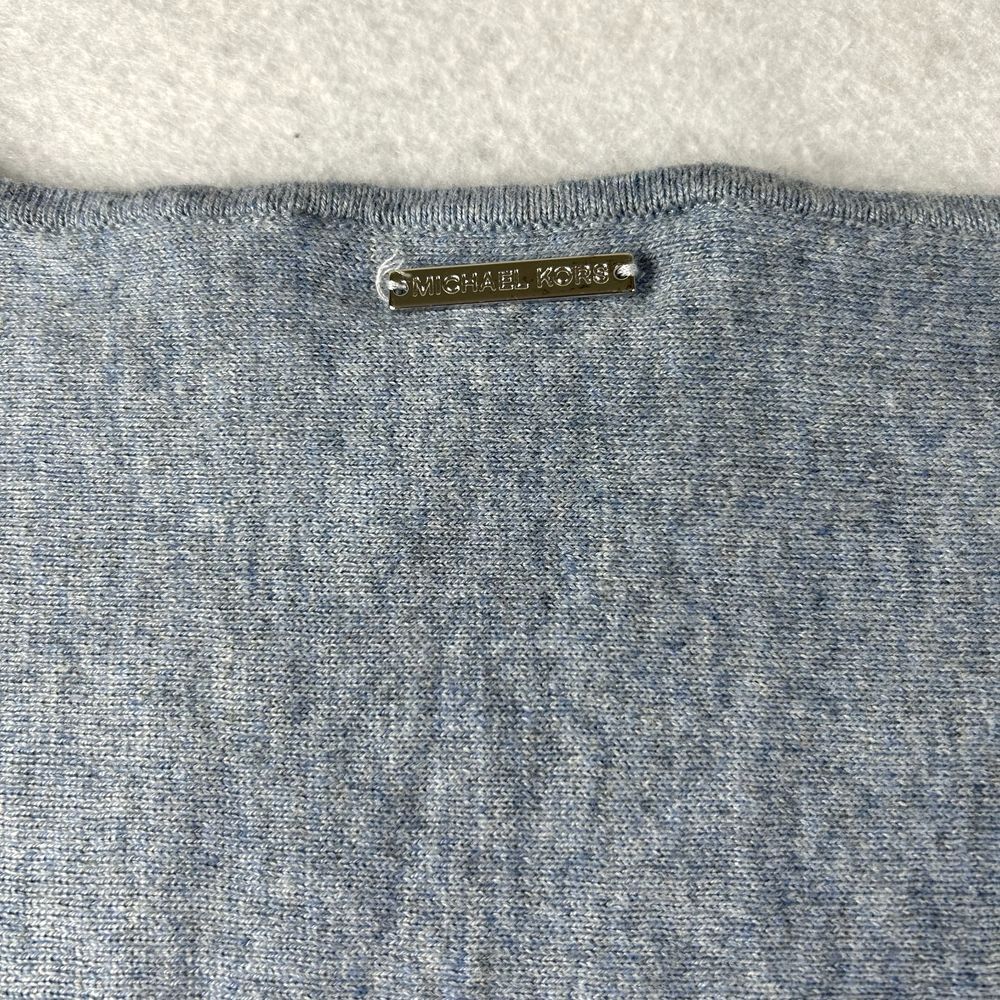 Michael Michael Kors Sweater Womens Small Blue Tunic Soft Pullover - Picture 7 of 10